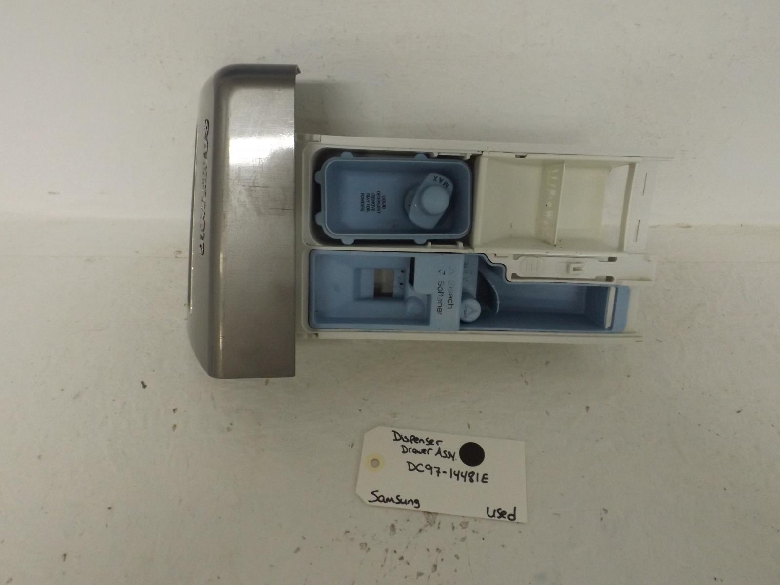 Samsung Washer DC97-14481E Dispenser Drawer Assembly Used Samsung Washer DC97-14481E Dispenser Drawer Assembly Used